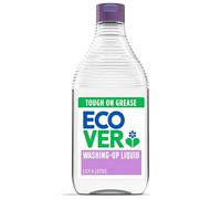 Ecover Washing Up Liquid Washing Up Soap, Tough on Grease and Grime, Fresh Lily & Lotus Scent, 1 x 450 ml
