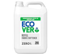 Ecover Zero Fabric Softener Refill for Sensitive Skin, Baby Fabric Conditioner, Dermatologically Tested, 200 Washes, 1x 5L