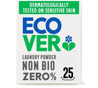 Ecover Zero Non-Bio Laundry Detergent Powder, For Sensitive Skin, Laundry Washing Detergent for Baby Laundry 1 x 25 Wash, 1 x 1.8Kg