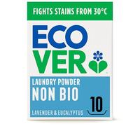 Ecover Zero Non-Bio Laundry Detergent Powder, For Sensitive Skin, Laundry Washing Detergent for Baby Laundry, 1 x 10 Washes, 1 x 750 g