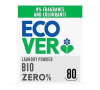 Ecover Zero Non-Bio Laundry Detergent Powder, For Sensitive Skin, Laundry Washing Detergent for Baby Laundry, 1 x 80 Washes, 1 x 4kg