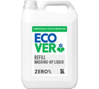 Ecover Zero Washing Up Liquid Refill, Fragrance Free, Grease Cutting, 5L