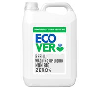 Ecover Zero Washing Up Liquid Refill, Washing Up Soap, Tough on Grease and Grime, Dermatologically Tested, 1 x 5L