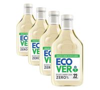 Ecover Zero Wool & Silky Laundry Detergent, Laundry Washing Liquid, For Sensitive Skin, Baby Laundry 1 x 22 Washes, 1 x 1L (Pack of 4)