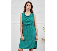 Ecovero Draped Tunic Dress Nomads Clothing Teal 10