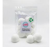 EcoVibe Toilet Bomb Cleaners (Geranium)