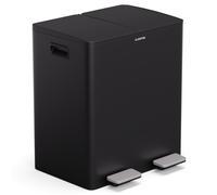 EcoVista waste bin with compost bin rubbish bin 40 litres + 3L compost bin soft-close