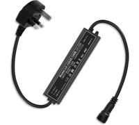 ECOWHO 25W Low Voltage Landscape Lighting Transformer, 12V DC Power Supply IP67 Waterproof with Plug (Note: Works Only with ECOWHO Light), AC 100-240V to 12V 2.1A Adapter for Specific Outdoor Lights