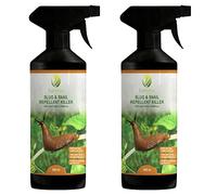 EcoWidow Natural Slug and Snail Repellent Killer Spray - 2x 500ML Indoor Outdoor Garden Fast Acting Alternative to Copper Tape Slug killer pellets