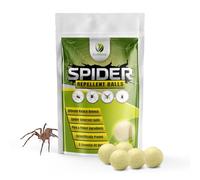 Ecowidow Spider Repellent Balls - 5 Balls Pack | Super Strength Oregano, Thyme & Mint Oil Spider Repellent, Natural Spider Deterrent, Ready to Use Spider Control