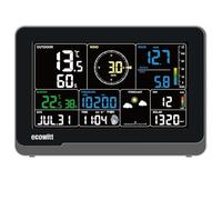 ECOWITT Console WS3900_C for Weather Stations, 7.5 inch Home Wifi Indoor LCD Colour Display, Built-in 3 in 1 Temperature-Humidity, Pressure Sensors, Ecosystem IOT Intelligent Linkage Control, 868MHZ