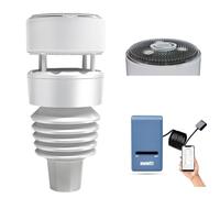 ECOWITT Weather Stations with Outdoor Sensor Wireless UK, 7 in 1 Solar Power Garden Weather Sensor Unit WS90, 3 in 1 Home Indoor WiFI Gateway GW1100 Built-in Temperature-humidity/Barometric Sensors