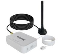 ECOWITT Wi-Fi & Ethernet Gateway GW3010 for Home Weather Stations, Built-in 3 in 1 Temperature/Humidity/Barometric Sensors with SD Card Port, Antennae with 0.85M Cable, Long RF Distance, Stored Data