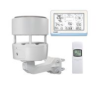 ECOWITT Wireless Weather Stations WS3802 with 7.5 inch Home LCD Display, Garden Weather Sensor WS85 (Solar Panel/Rain Gauge/Wind Speed/Direction Sensors) + a Outdoor Temperature-Humidity Sensor WN32