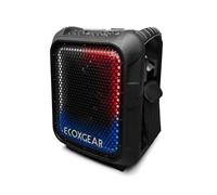 ECOXGEAR: EcoBoulder Ultra - 121dB Loud Rugged Bluetooth 5.1 Speaker, IP67 Waterproof, Drop and Dust Proof with Party Lights, 50+ Hours Runtime, Even Floats - Black