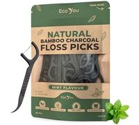 EcoYou Biodegradable Floss Picks | 50 Count (1 Pack) | Mint Flavor, Candelilla Wax | Sustainable & Reusable | Vegan & Cruelty-Free | Eco Floss | Pfas Free