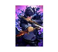 ECOYULHMT Solo Leveling Anime 18 Canvas Poster Bedroom Decor Landscape Office Room Decor Gift 16x24inch(40x60cm)