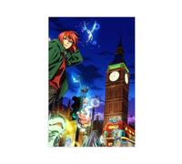 ECOYULHMT The Ancient Magus' Bride Anime 10 Canvas Poster Bedroom Decor Landscape Office Room Decor Gift 12x18inch(30x45cm)