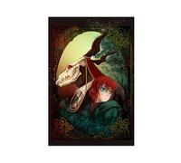 ECOYULHMT The Ancient Magus' Bride Anime 4 Canvas Poster Bedroom Decor Landscape Office Room Decor Gift 20x30inch(50x75cm)