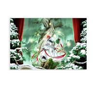 ECOYULHMT The Ancient Magus' Bride Anime 9 Canvas Poster Bedroom Decor Landscape Office Room Decor Gift 24x36inch(60x90cm)