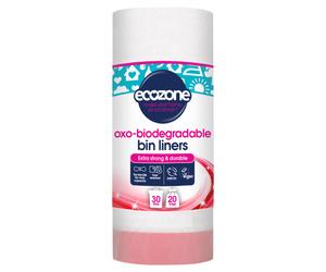 Ecozone 30Litres OxoBiodegradable 20 Bin Liners Bags
