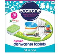Ecozone All in One Classic Dishwasher Tablets, (25 Tablets)