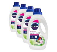 Ecozone BIOActive Laundry Cleaner, Effective Laundry Detergent with Stain Remover, 42 Washes, Washing Machine Detergent for Cold Cycles, Vegan Friendly Eco Conscious Natural Cleaning Products - 1.5L