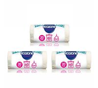 Ecozone Biodegradable Bin Liner 60L. Pack of 3