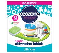 Ecozone Classic All in One Dishwasher Tablets - 72 Tablets
