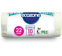 Ecozone Eco Compostable Caddy Liners - 10L - Roll of 22