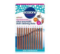 Ecozone Enzymatic Drain Cleaning Sticks - Citrus 12 Sticks