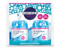 Ecozone Forever Flush 2000 Toilet Block Twin Pack,blue