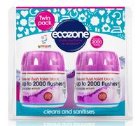 Ecozone Forever Flush Toilet Block - Purple Twin pack
