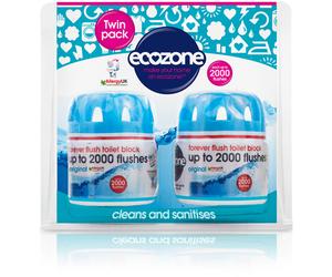 Ecozone Forever Flush Toilet Block - Twin pack