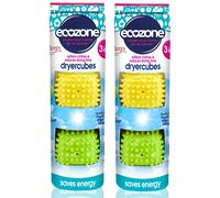 Ecozone Laundry Tumble Dryercubes BUNDLE | 2 Packs- 4 Pieces I Reduces Drying Time & Saves Energy