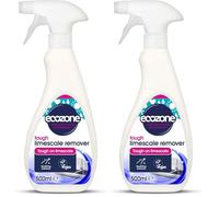 EcoZone Limescale Remover, Powers Through Soap Scum, Bathroom & Kitchen Cleaner De-scaler Spray, Long Lasting Shine & Protection, Natural Ingredients, Vegan Friendly (500ml) (Pack of 2)