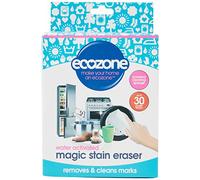 Ecozone Magic Stain Eraser, Powerful Cleaning Sponge, Water Activated Block, Removes & Cleans Marks, Multi Surface Use, Vegan Friendly Environmentally Conscious Cleaner for Kitchen, Bathroom & Home