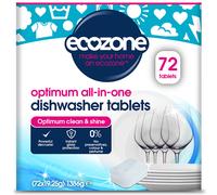 Ecozone Optimum All-In-One Dishwasher Tablets - 72 Tablets
