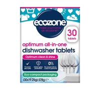 Ecozone Optimum AllinOne Dishwasher Tablets 30 x 19.25g (578g)