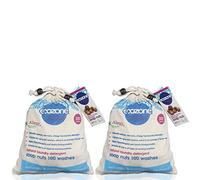 EcoZone Soap Nuts Natural Laundry Detergent, 100% Organic Biodegradable Washing Machine Pellets, Plastic Free, Effective Eco Cleaning for Clothing & Fabrics, Hypoallergenic & Vegan Friendly (300g Bag)