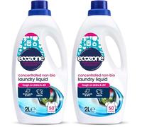 EcoZone Ultra Concentrated Laundry Liquid, Non Bio Detergent, Washing Machine Clothing Stain Removal & Cleaning Solution, Natural Vegan & Non Toxic, Eco Friendly, Gentle on Skin, 50 washes (2L)