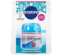 Ecozone up to 2000 Flushes Forever Flush Toilet Block 225g - (Pack of 4)