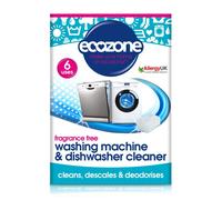 EcoZone Washing Machine Dishwasher Cleaner Tablets 2in1 Treatment Kit Clea
