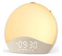 ecozy Sunrise Alarm Clock, Bluetooth Time Sync, Wake Up Light