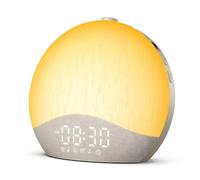 ecozy Sunrise Alarm Clock, Bluetooth Time Sync, White Noise Machine