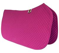 ECP Equine Comfort Products All Purpose Diamond Quilted Western Saddle Pad for Injury Prevention, Breathable, Hypoallergenic, Shock-Absorbing Cushion for Horse Comfort, Rose
