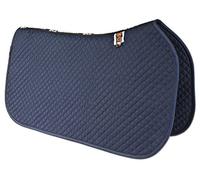 ECP Equine Comfort Products All Purpose Diamond Quilted Western Saddle Pad for Injury Prevention, Breathable, Hypoallergenic, Shock-Absorbing Cushion for Horse Comfort, Midnight Blue