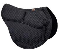 ECP equine comfort products Multi-Purpose Correction Saddle Pad with Adjustable Memory Foam Inserts for Personalized Support, Non-Slip, Shock-Absorbing, Spine 56 cm, Length 49.5 cm
