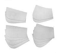 ECP Equine Comfort Products Shock-Absorbing Memory Foam Inserts for Horseback Riding Saddle Pads, Comfort, Cushioned Support for Equestrian Performance and Saddle Fit Adjustment, 12-Pack, White