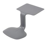 ECR4Kids - ELR-15810-GY The Surf Portable Lap Desk, Flexible Seating for Homeschool and Classrooms, One-Piece Writing Table for Kids, Teens and Adults, GREENGUARD [Gold] Certified, Grey
